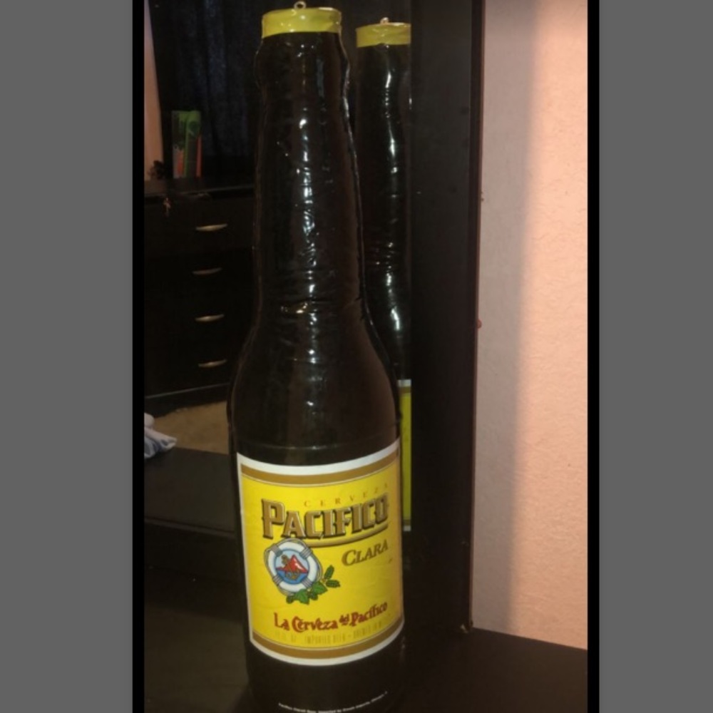 Pacifico beer bottle inflatable